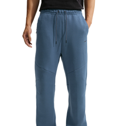 Men's - Nike Tech Fleece Open Hem Pants - Thunder Blue/New Slate