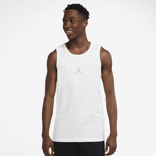 

Jordan Mens Jordan Jumpman Classic Tank - Mens White/Grey Size S