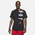 Jordan Air Stretch Short Sleeve T-Shirt - Men's Black/White/Gym Red