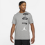 Jordan Air Stretch T-Shirt - Men's Gray/Black/White