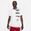 Jordan Air Stretch Short Sleeved Crew - Men's White/Black/Gym Red
