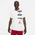 Jordan Air Stretch Short Sleeve T-Shirt - Men's White/Black/Gym Red