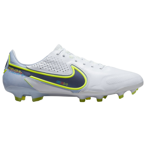 

Nike Mens Nike Legend 9 Elite FG - Mens Soccer Shoes Grey/Blackened Blue/Light Marine Size 10.5