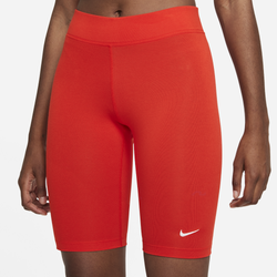 Women's - Nike NSW Essential Bike Shorts - Red/White