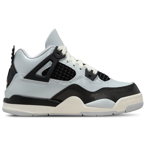 

Boys Preschool Jordan Jordan Retro 4 - Boys' Preschool Shoe Gold/Black/Grey Size 01.0