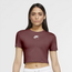 Nike NSW Air Crop Top - Women's Red/Red