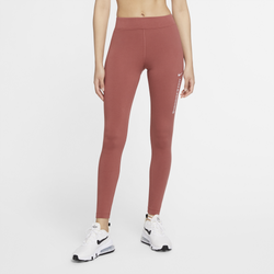 Women's - Nike NSW Swoosh HR Leggings - Canyon Rust/White