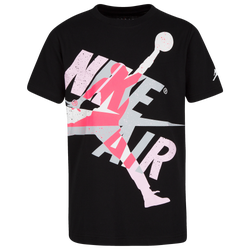 Girls' Grade School - Jordan Jumpman Oversized Classic T-Shirt - Black/Pink