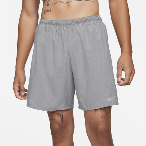 

Nike Mens Nike DF Challenger 7" BF Shorts - Mens Smoke Grey Heather/Reflective Silver Size XXL