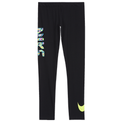 Girls' Grade School - Nike Fav School's Out Tight - Black/Blue