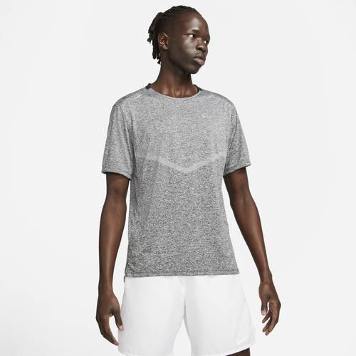 MENS - Nike Dri-Fit Rise 365 Short Sleeve T-Shirt - Reflective Silver/Black