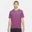 Nike Dri-Fit Rise 365 Short Sleeve T-Shirt - Men's Active Pink/Heather/Reflective Silver