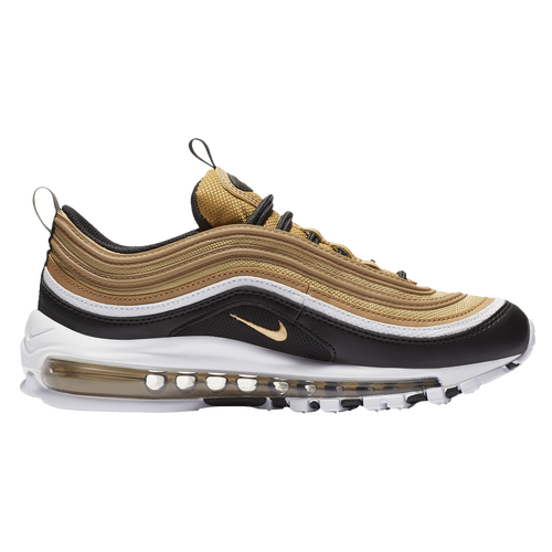 Nike Air Max 97 - Boys' Grade School Running Shoes - Metallic Gold / Black / White - CZ9197-700