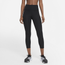 Nike Fast Crop Tights - Women's Black/Reflective Silver