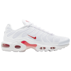 Women's - Nike Air Max Plus - White/Track Red