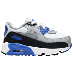 Boys' Toddler - Nike Air Max 90 - White/Particle Grey/Lt Smoke Grey