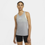 Nike Trail City Sleek Tank - Women's Dark Grey Heather/Reflective Silver