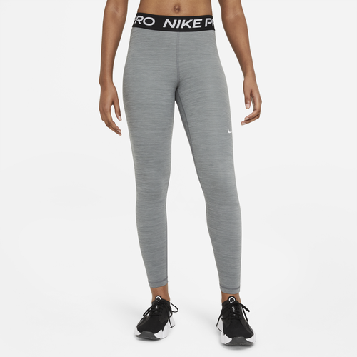 

Nike Womens Nike Pro 365 Tights - Womens Smoke Grey Heather/Black/White Size XS