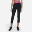 Nike Pro 365 Crop Tights - Women's Black/Fireberry/White