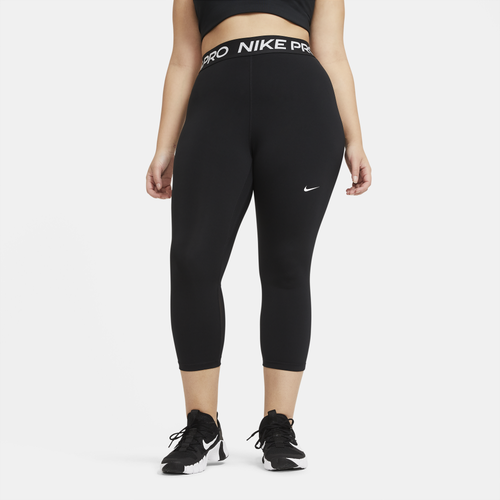 

Nike Womens Nike Pro 365 Crop Tights - Womens Black/White Size XS