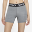 Nike Pro 365 5" Shorts - Women's Smoke/Black