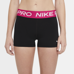 Women's - Nike Pro 365 3" Short - Black/Fireberry/White