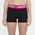 Nike Pro 365 3" Short - Women's Black/Fireberry/White