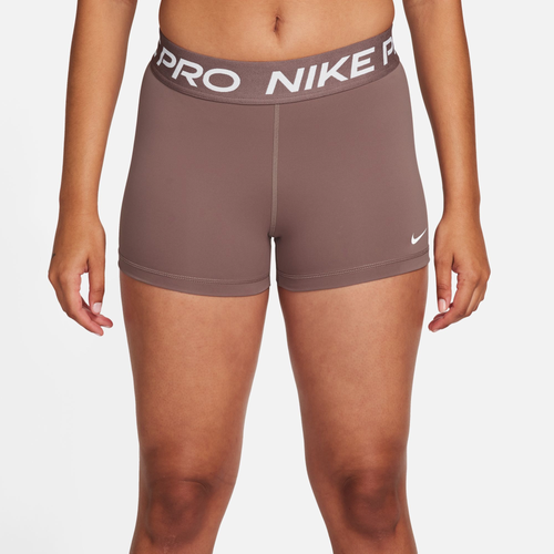 Shop Nike Womens  Pro 365 3" Shorts In White/grey