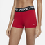 Nike Pro 365 3" Shorts - Women's Gym Red/Black/White