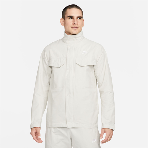 

Nike Mens Nike M65 Field Jacket - Mens Beige/White Size S