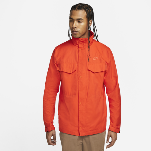 

Nike Mens Nike M65 Field Jacket - Mens Orange/Orange Size S