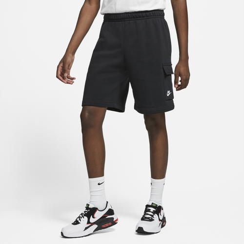 

Nike Mens Nike Cargo Club Shorts - Mens Black/White Size S