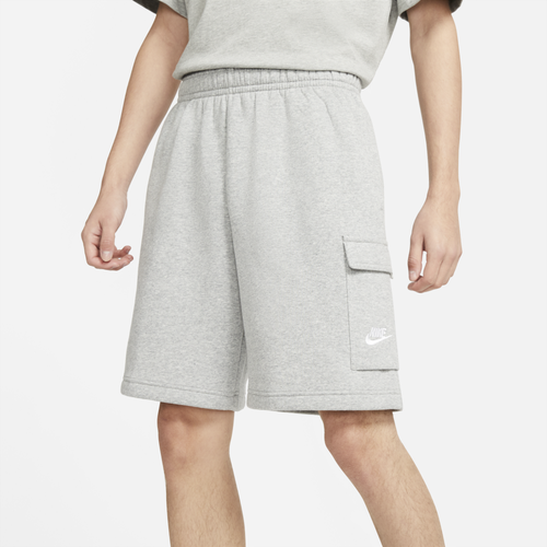 

Nike Mens Nike Cargo Club Shorts - Mens White/Dark Grey Heather Size L