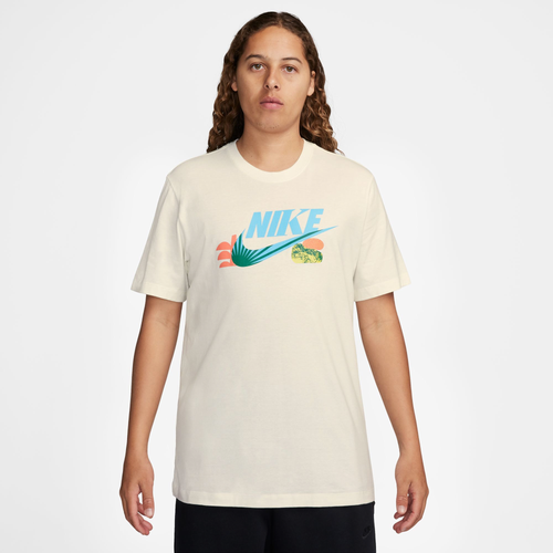 

Nike Mens Nike NSW Open 2 LBR T-Shirt - Mens White/Multi Size L