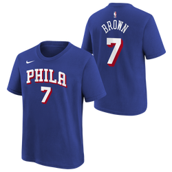 Youth - Nike Jaylen Brown 76ers N&N T-Shirt - Blue