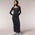 Cozi Saxx Rib Dress - Women's Black
