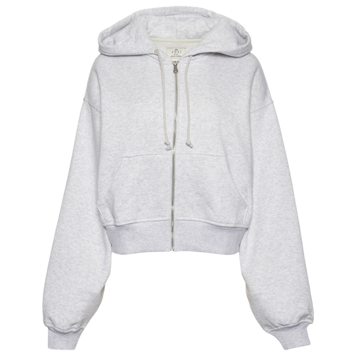  - Cozi Balloon Full Zip Hoodie - Ash Heather