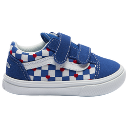 Boys' Toddler - Vans Old Skool ComfyCush - Blue/White/Red