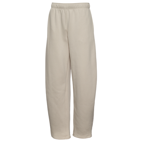  - Cozi Fleece Barrel Leg Pants - Silver Cloud
