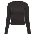 Cozi Yuli Ribbed Long Sleeve T-Shirt - Cozi Black