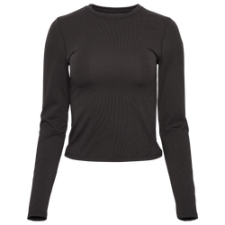 Women's - Cozi Yuli Ribbed Long Sleeve T-Shirt - Black