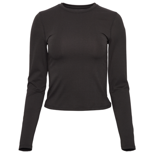 Cozi Yuli Ribbed Long Sleeve T-Shirt - Cozi Black