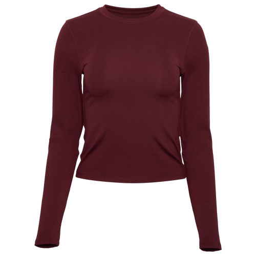  - Cozi Yuli Ribbed Long Sleeve T-Shirt - Windsor Wine