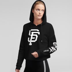 Women's - New Era Orioles Colorblock French Terry Full-Zip Hoodie - Black