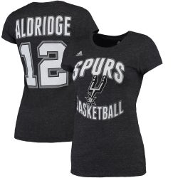 Women's - adidas Spurs T-Shirt - Black