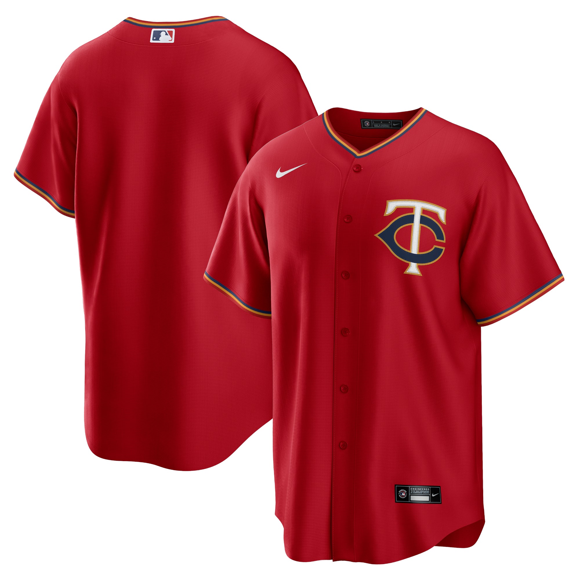 Minnesota Twins Nike Home Replica Team Jersey - White