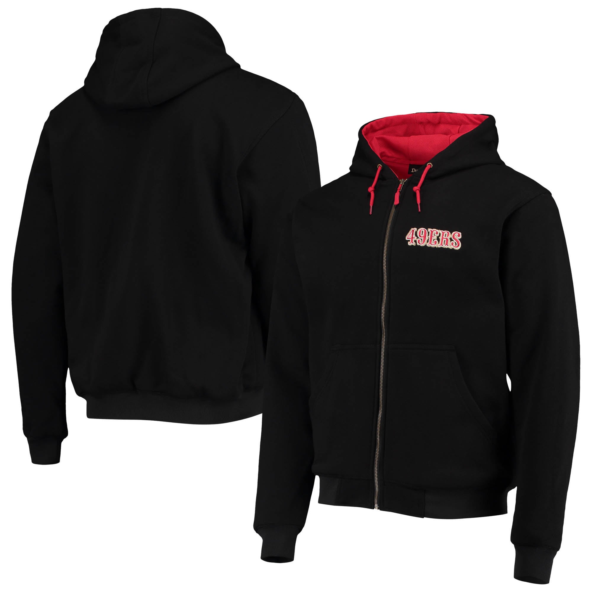 Dunbrooke 49ers Craftsman Thermal-Lined Full-Zip Hoodie - Men's | Mall ...