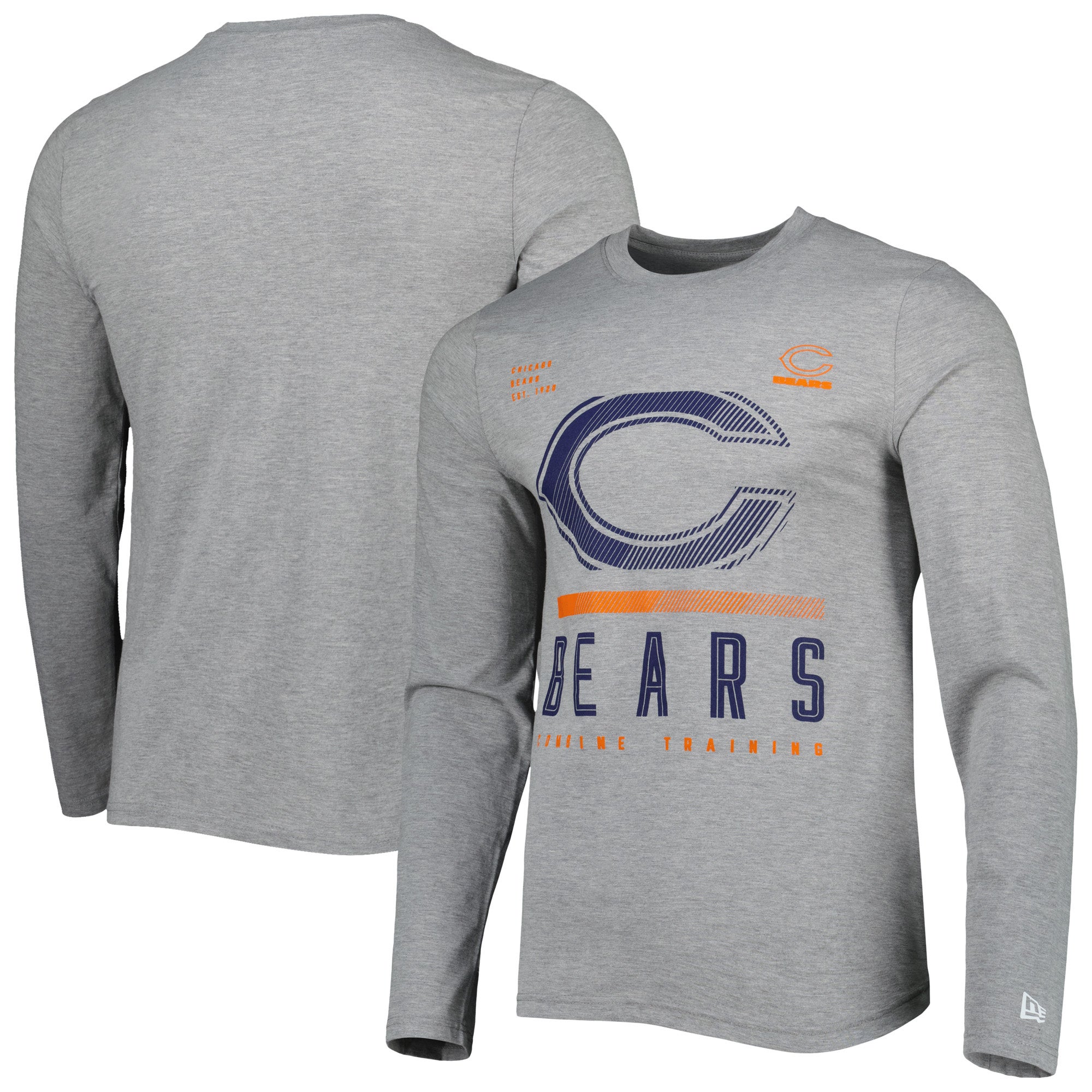 New Era Bears Combine Authentic Zone Long Sleeve T-Shirt - Men's