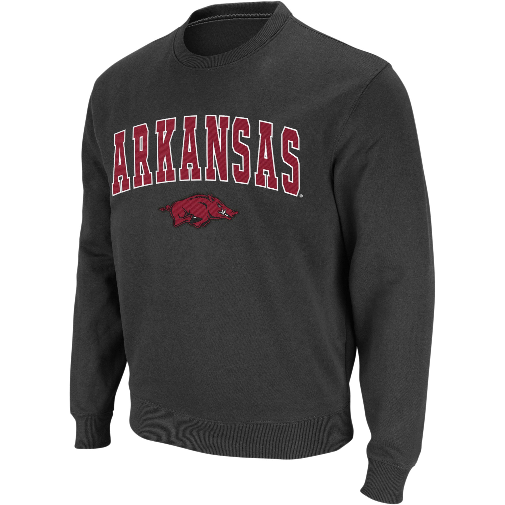 Colosseum Arkansas Arch & Logo Crew Neck Sweatshirt - Men's