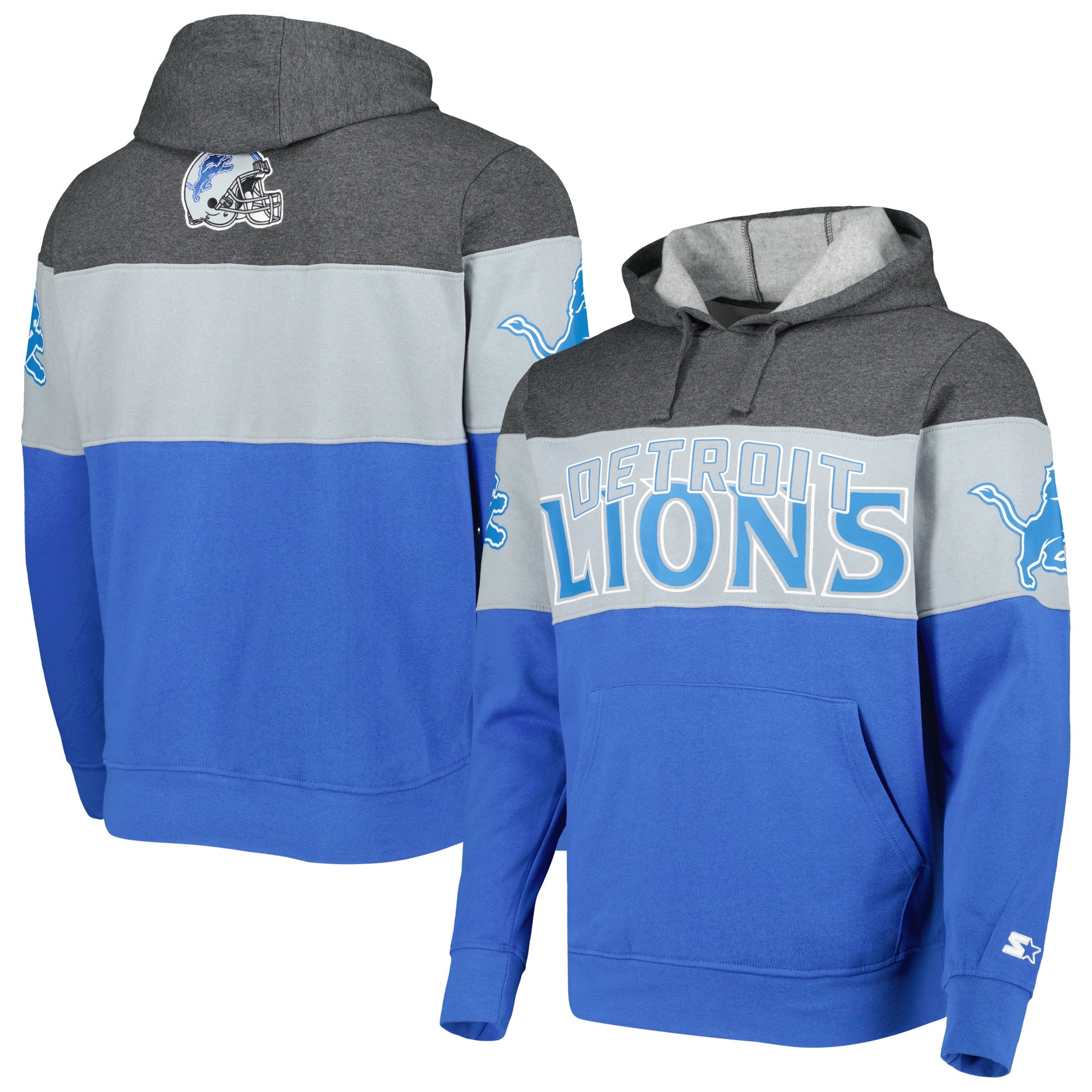 Starter Lions Extreme Pullover Hoodie - Men's